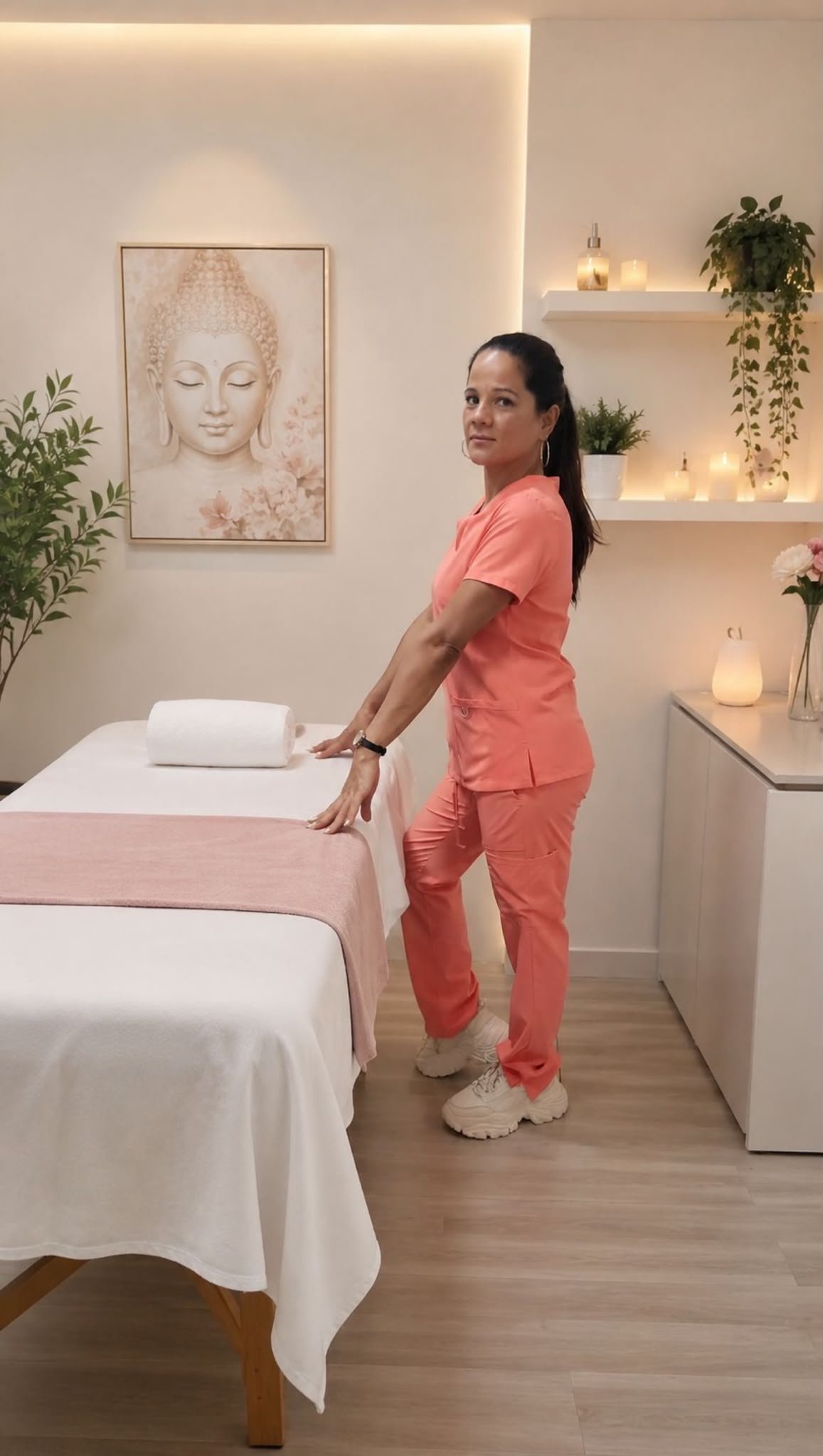 Yamelis, terapeuta de Manos Doradas